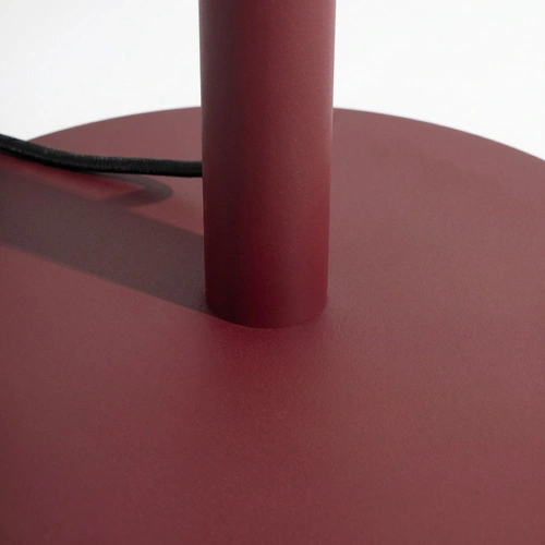 Lampa stojąca do salonu TRANG burgund nowoczesna LED 3000K