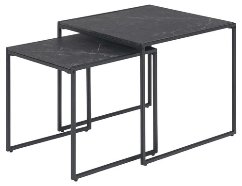 Zestaw stolików Oxford black 50x50