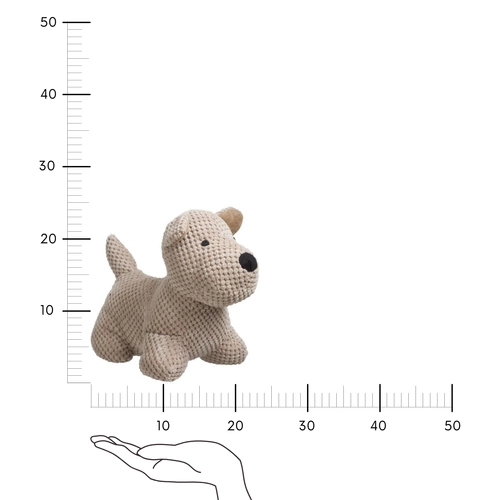 Stoper do drzwi piesek beżowy Atmosphera ciężki dekoracyjny do pokoju dziecięcego