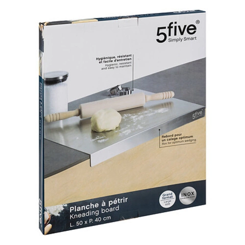 Stolnica do wyrabiania ciasta ze stali    nierdzewnej 50 x 40 cm