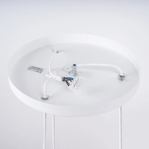 Nowoczesna lampa wisząca NICUS 3P biała do salonu i jadalni potrójna metalowa