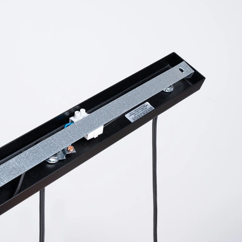 Lampa wisząca PRYSM 3L czarna skandynawska 3-punktowa do salonu, nad stół lub wyspę