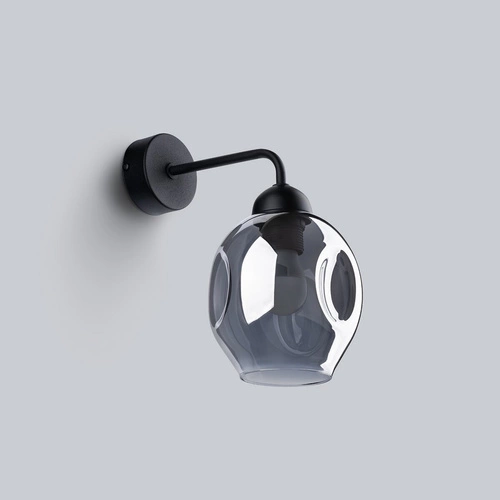 Nowoczesny kinkiet ścienny FILLAN 1 czarny metalowy do salonu i sypialni SOLLUX LIGHTING