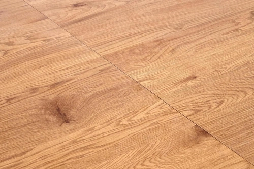 Stół rozkładany do jadalni Stavio dąb złoty czarne nogi nowoczesny industrialny Intesi