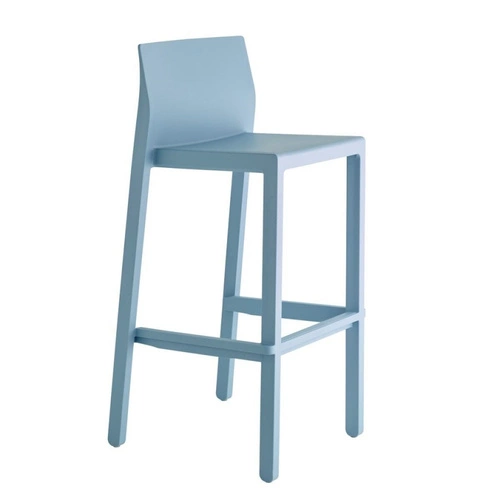 Hoker Kate niebieski nowoczesny 65 cm z oparciem do kuchni i ogrodu SCAB Design