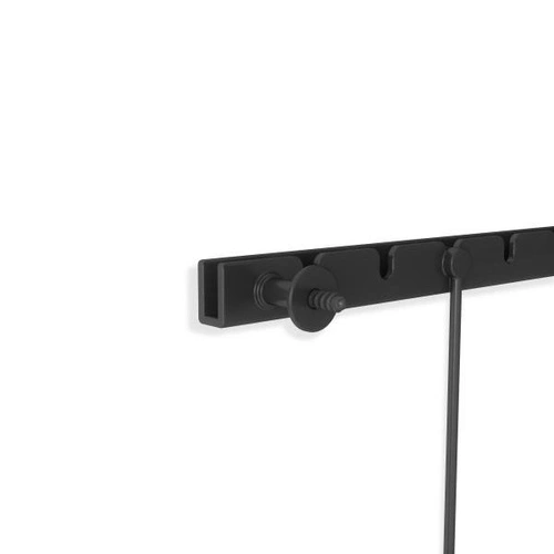 Ramka na zdjęcia wisząca multiramka Exhibit Umbra czarna loftowa 5 zdjęć 10x15 13x18