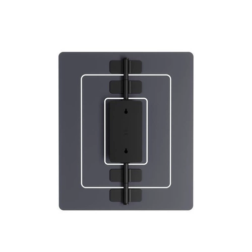 Lustro prostokątne bez ramy Echo Umbra nowoczesne do łazienki i przedpokoju 64x54 cm