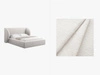 Łóżko Miley II White Boucle 160x200