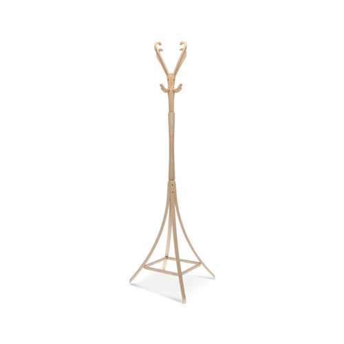 Wieszak stojący do przedpokoju Fameg 0428 bukowy, personalizowany, styl skandynawski