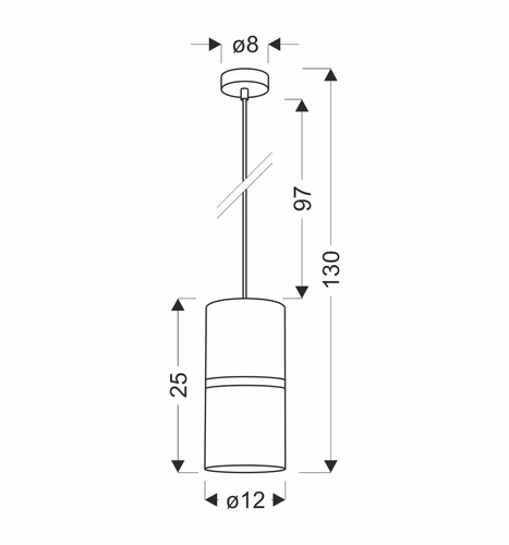 Lampa wisząca Gina czarna nowoczesna ze złotym abażurem do salonu lub sypialni