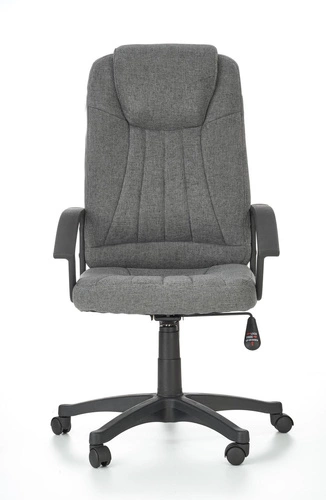Fotel biurowy ergonomiczny obrotowy Velt Intesi szary z regulacją wysokości do biura