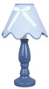 Lampa stołowa Lola 1x40W E14 niebieska