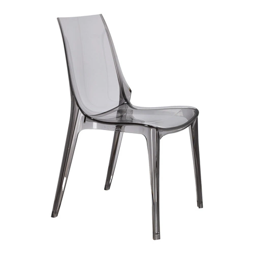 Krzesło Vanity transparentne do jadalni nowoczesne sztaplowane z tworzywa SCAB Design