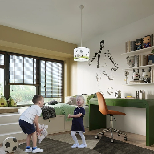 Lampa wisząca piłka nożna FOOTBALL C 30 nowoczesna do pokoju dziecka młodzieżowego