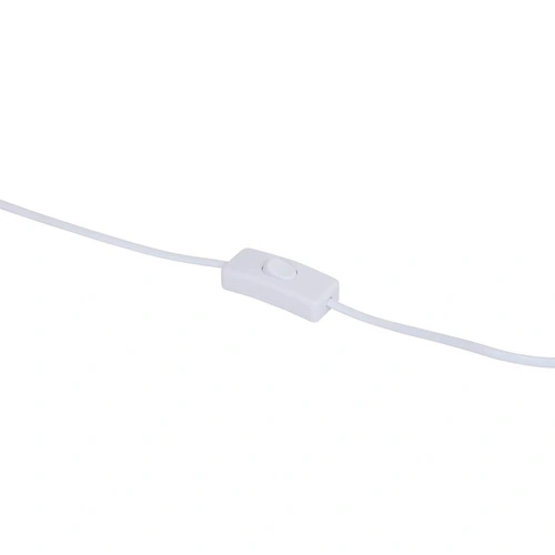 Niebieska lampka nocna Sea 28 cm do sypialni z abażurem