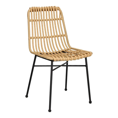 Zestaw 2 krzeseł ogrodowych Surabaya technorattan boho do jadalni i na taras Intesi