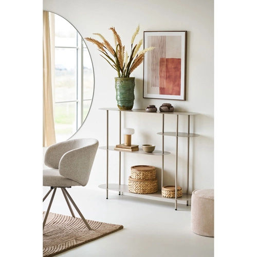 Obraz dekoracyjny Mina beżowo‑brązowy 50x70 boho do salonu House Nordic