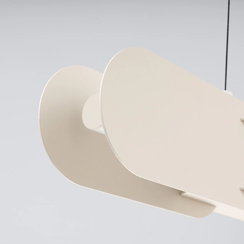Lampa wisząca CHAIN 91 LED beżowa nowoczesna nad wyspę