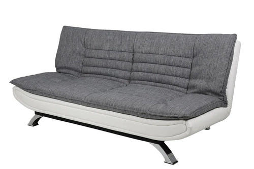 Sofa rozkładana Faith 3 osobowa z funkcją spania do salonu nowoczesna szaro-biała Actona