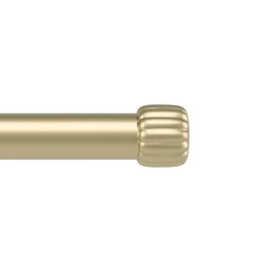 Karnisz pojedynczy teleskopowy Cleo złoty 168-305 cm do salonu i jadalni Umbra