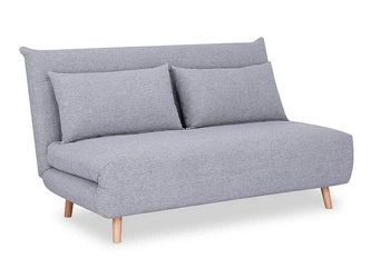 Sofa rozkładana z funkcją spania Arriba 2-osobowa szara nowoczesna do salonu Intesi