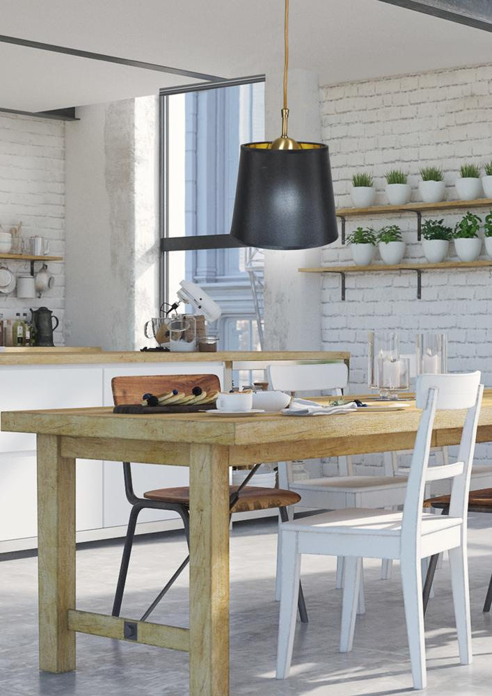 Lampa wisząca Milonga 1x60W E27 patyna