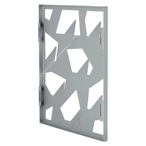 Wieszak ścienny Spark szary metalowy nowoczesny do przedpokoju i garderoby Doka