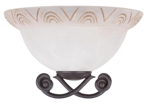 Plafon sufitowy biały szklany klasyczny CANDELLUX 130 do salonu kuchni sypialni 30 cm