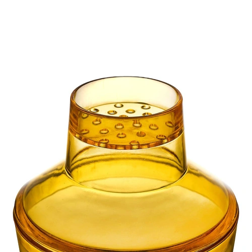 Shaker Sky Intesi niebieski 500 ml trzyczęściowy z sitkiem do drinków