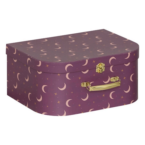 Zestaw 3 pudełek dekoracyjnych Bella kartonowe kolorowe do pokoju dziecięcego