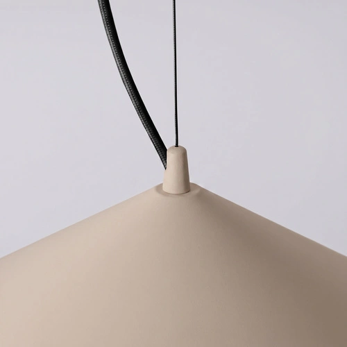 Lampa wisząca FINT LED taupe do salonu nowoczesna regulowana