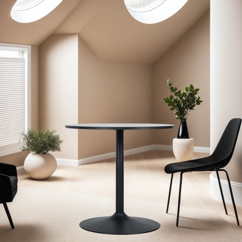 Stół Hvar 80cm czarny                        