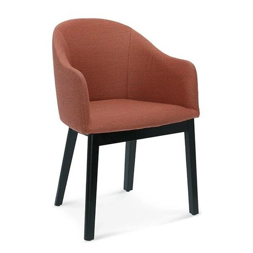 Krzesło tapicerowane Fameg POP premium dąb z podłokietnikami do jadalni nowoczesne personalizowane