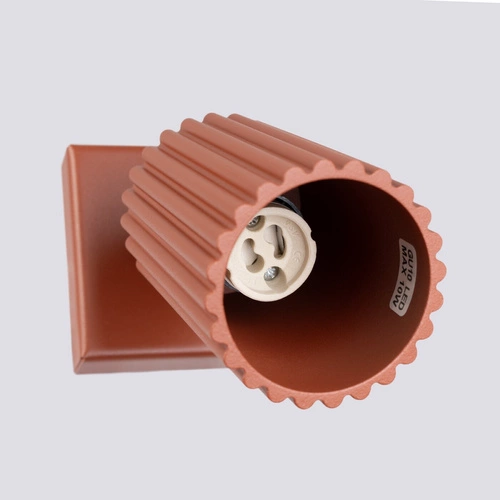 Kinkiet ścienny Karbon czerwony nowoczesny ruchomy glamour do salonu sypialni SOLLUX LIGHTING