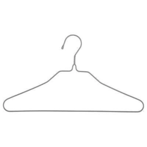 5five simply smart zestaw 10 metalowych wieszaków na ubrania do szafy szary nowoczesny