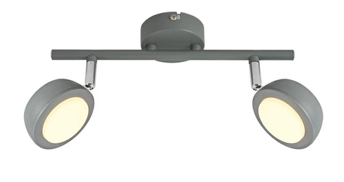Lampa sufitowa Mild listwa 2x6W LED  szary 3000K