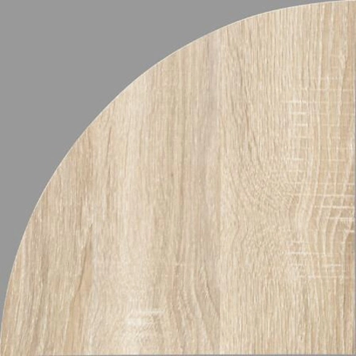 Fixy narożna półka ścienna dąb nowoczesna na książki i kwiaty 25 cm 5five simply smart