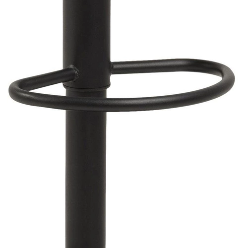 Hoker Grace brązowy tapicerowany obrotowy z oparciem regulowany do kuchni nowoczesny 80 cm Actona