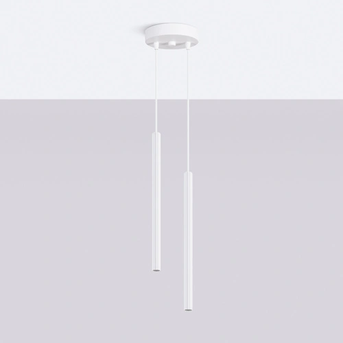 Lampa sufitowa ARCHE 2P biała nowoczesna do salonu i kuchni marki Sollux Lighting