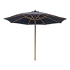Parasol ogrodowy Austin House Nordic czarny 300 cm klasyczny z funkcją pochylenia