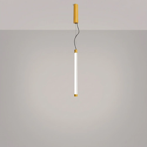 Lampa wisząca TRANG 50 żółta LED nowoczesna nad wyspę regulowana