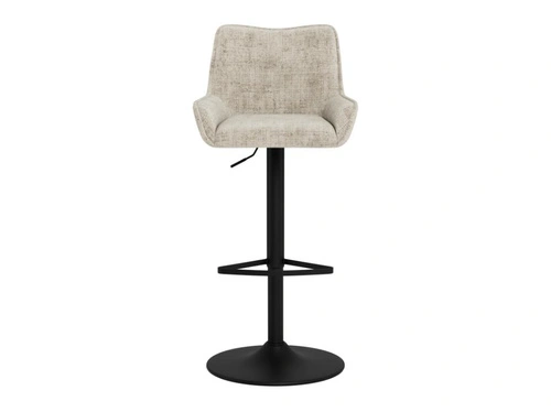 Hoker Eddie beżowy obrotowy z podłokietnikami do kuchni regulowany