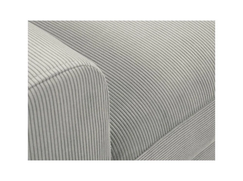 Narożnik z funkcją spania Moghan Light Grey Corduroy Prawostronna kolor nóg czarny