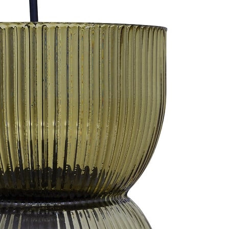 Lampa wisząca Ancel szklana zielona OUTLET