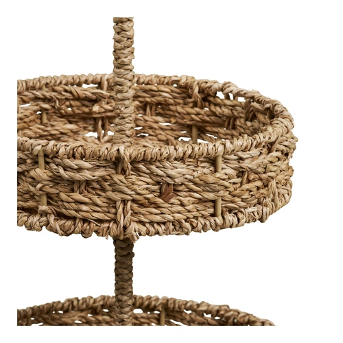 Taca dekoracyjna okrągła Rifbjerg trawa morska naturalna do serwowania