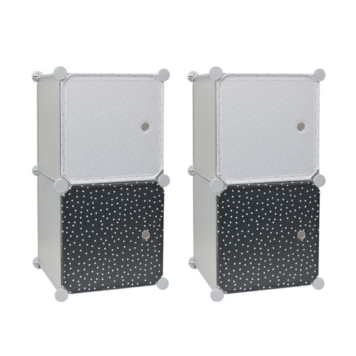 Modułowy regał na zabawki i książki do pokoju dziecięcego Cubes 2 nowoczesny Intesi