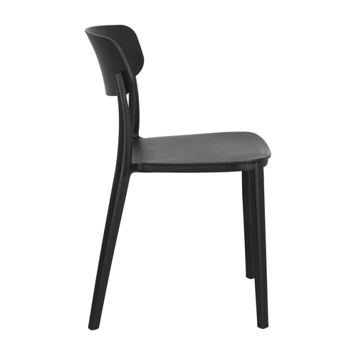 Zestaw 4 krzeseł Nopie black