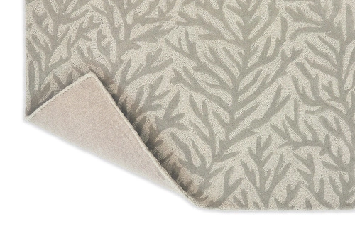 Dywan wełniany boho do salonu Atoll Hempseed 170x240cm beżowy ręcznie tkany CARPETS & MORE