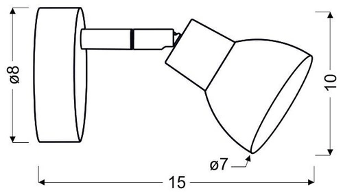Kinkiet ścienny LED Roy biały nowoczesny regulowany do sypialni i salonu CANDELLUX