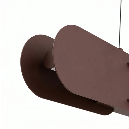 Lampa wisząca CHAIN 91 LED brązowa nowoczesna nad stół
